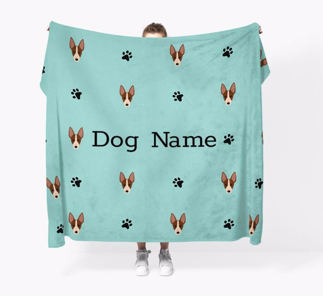 'Paw Pattern' - Personalized {breedFullName} Blanket